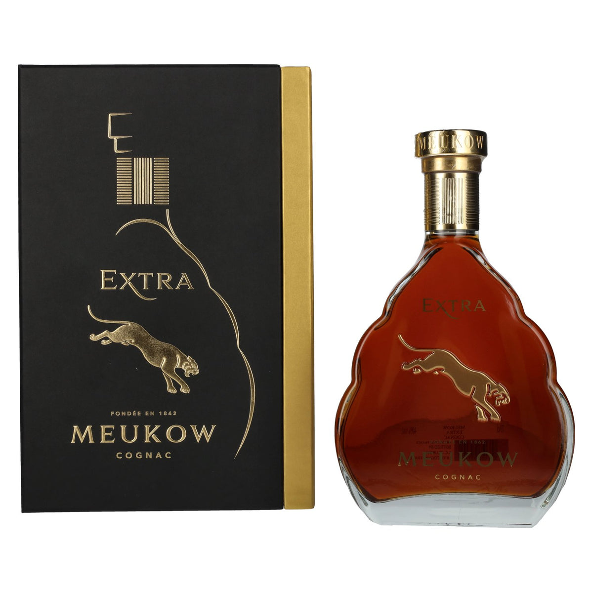 Meukow EXTRA Cognac 40% ABV, 0.7 litres, in a gift box