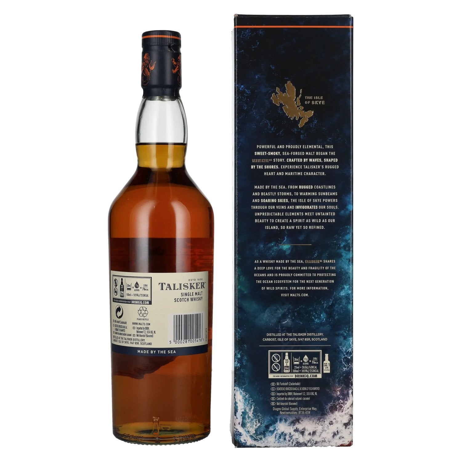 Talisker 10 Years Old Single Malt Whisky 45,8% Vol. 0,7l in Geschenkbox