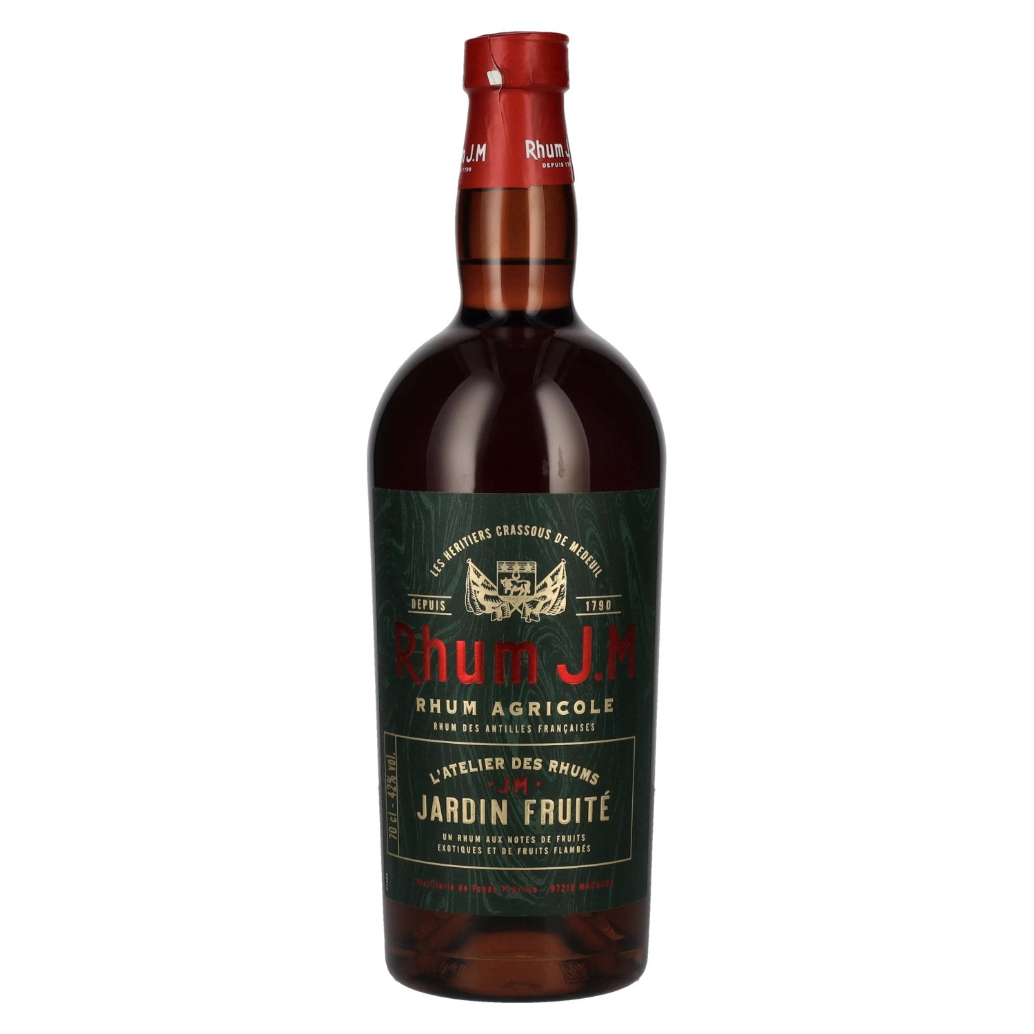 Rhum J.M JARDIN FRUITÉ Agricole Rum 42% Vol. 0.7l