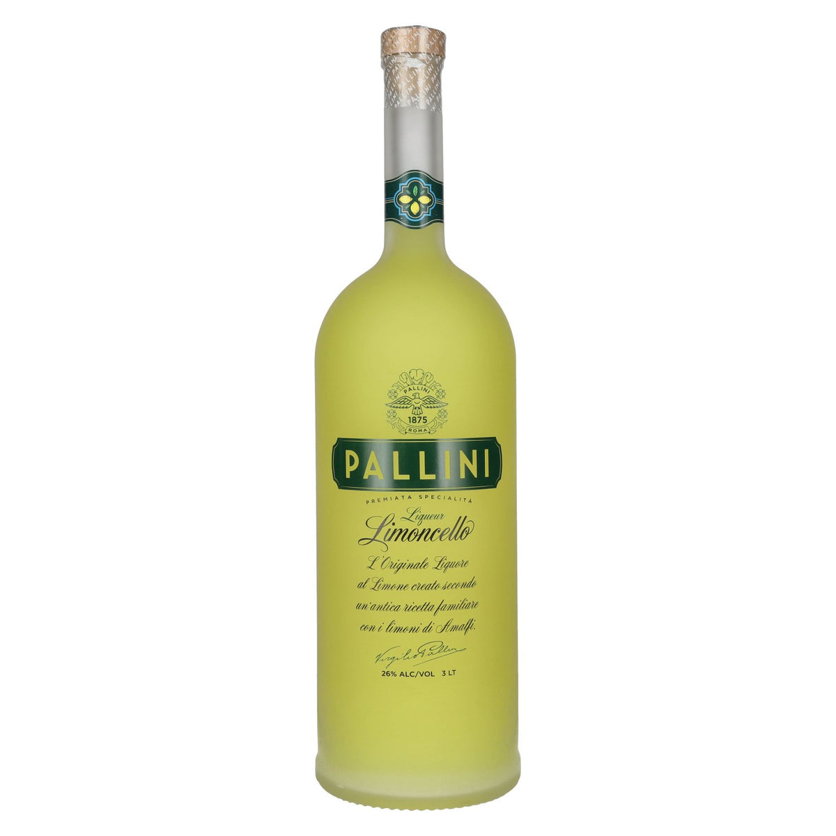 Pallini Limoncello Liqueur 26% Vol. 3l