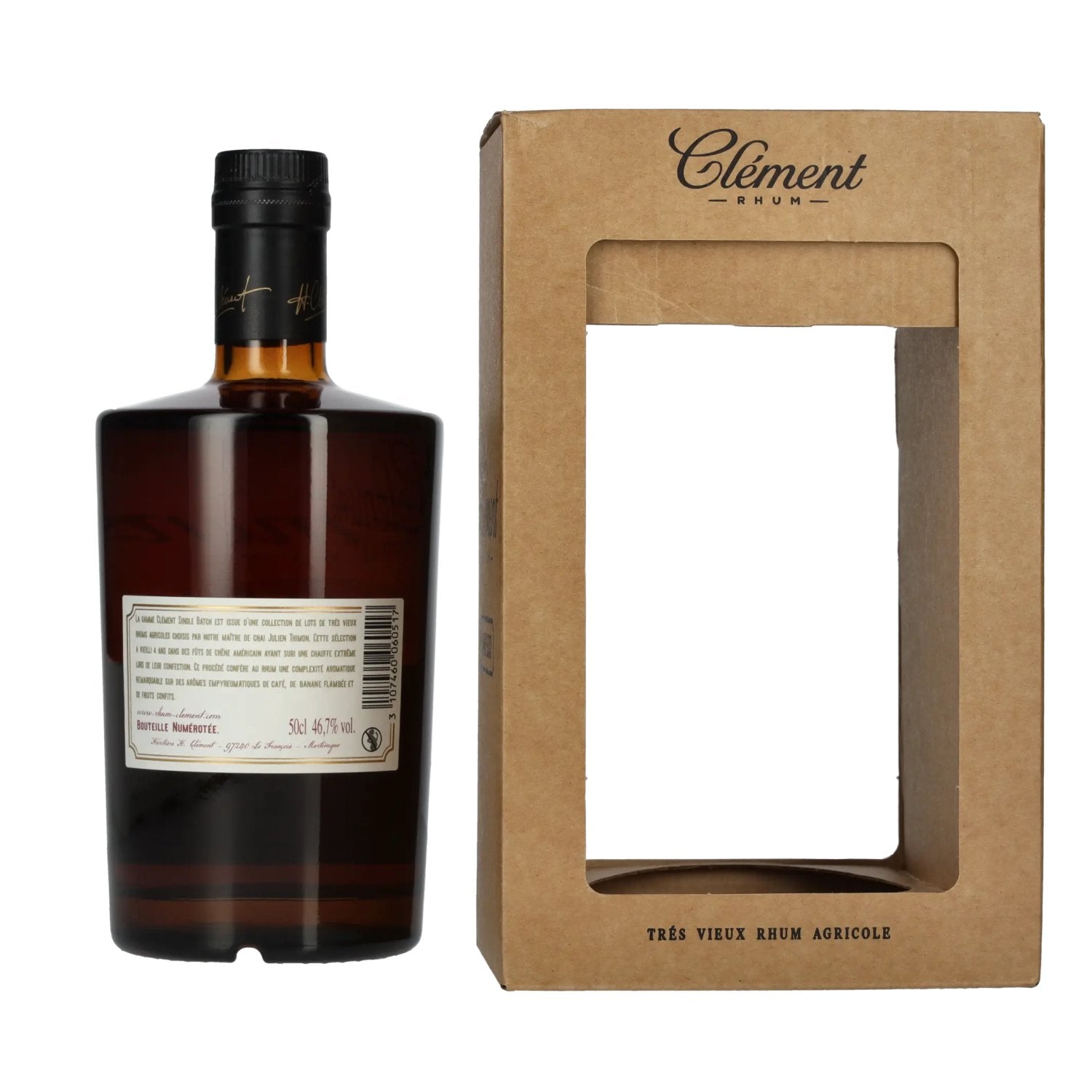 Clément Extreme Heat Rhum Single Batch 46.7% Vol. 0.5L in Gift Box