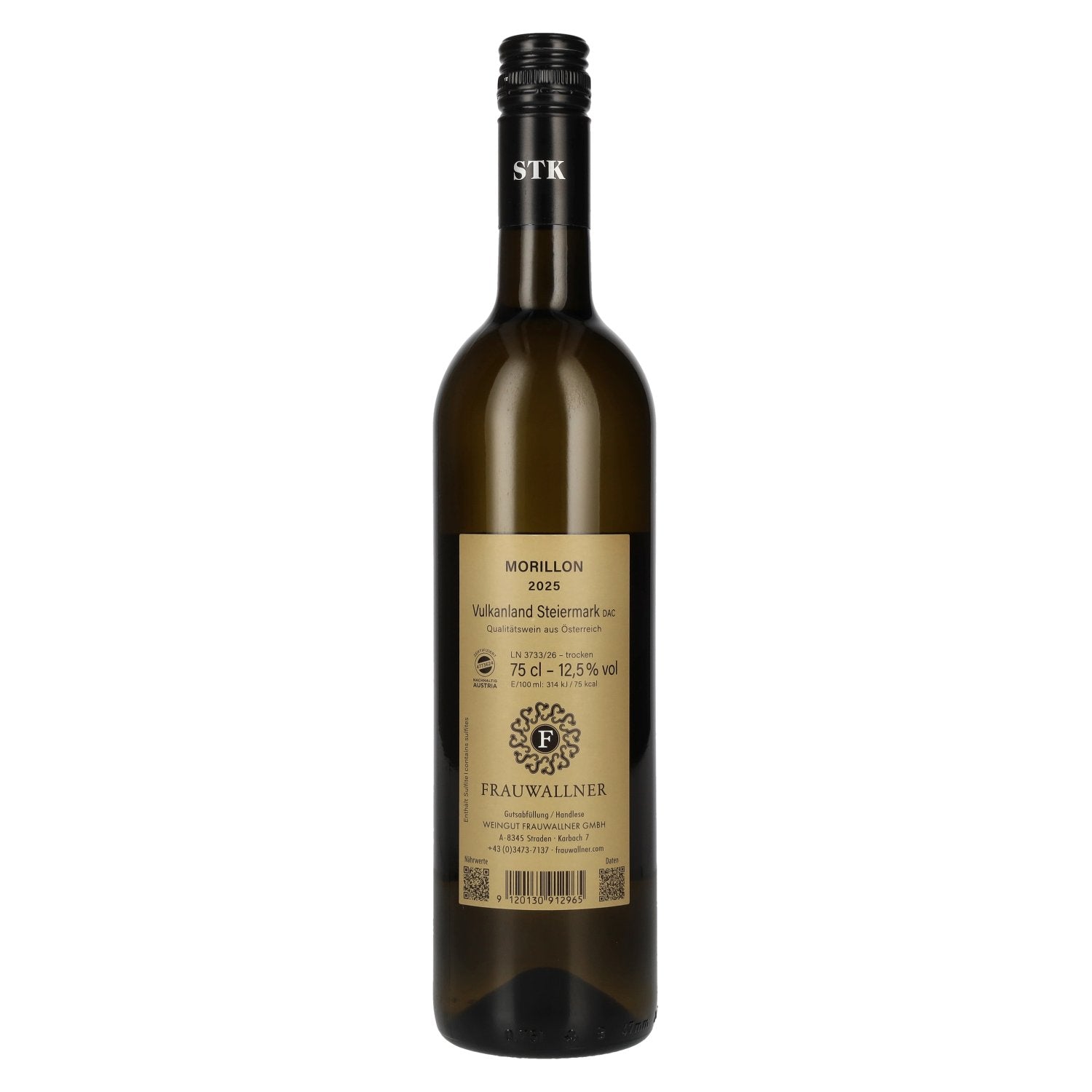 Frauwallner Morillon Vulkanland Steiermark DAC 2025 12,5% Vol. 0,75l