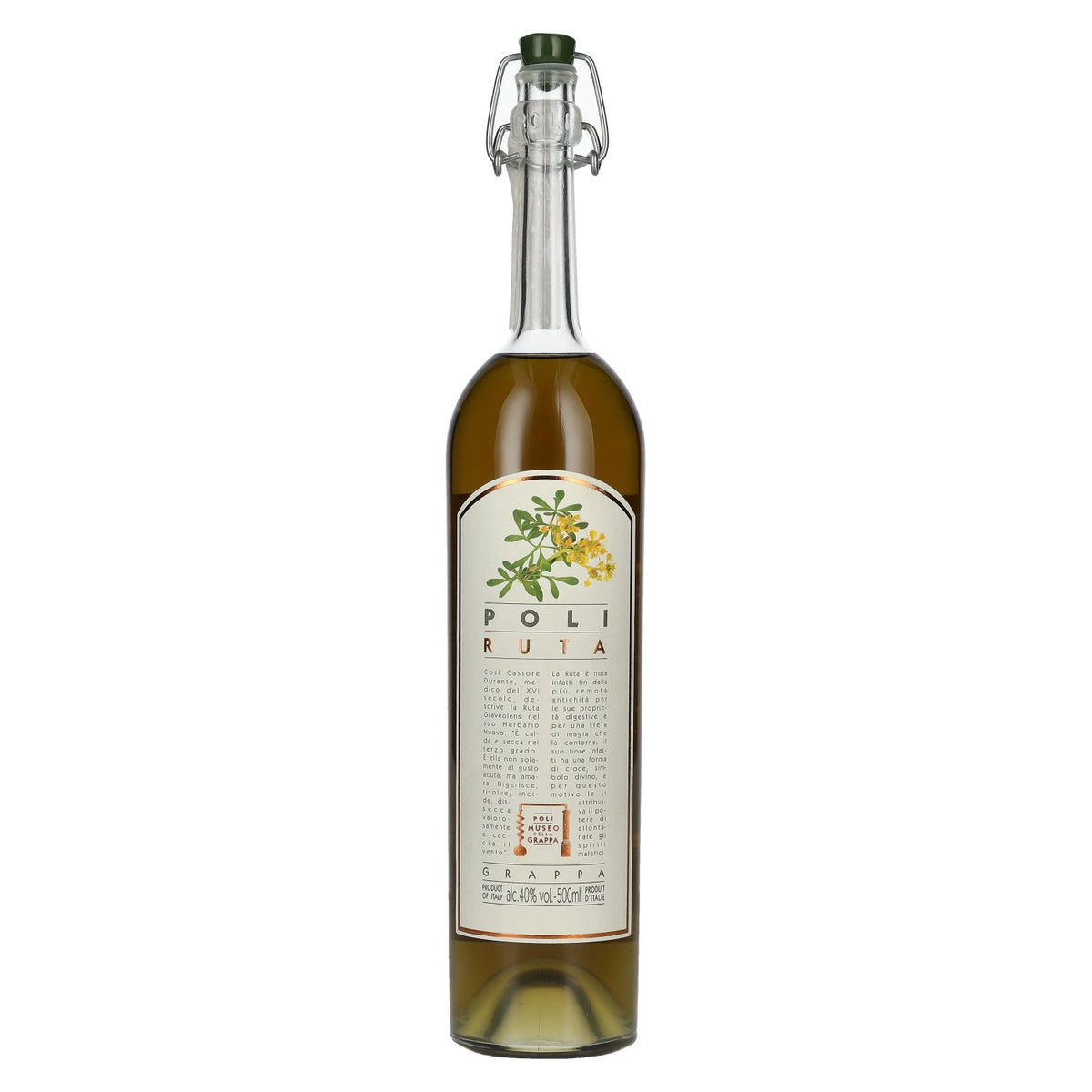 Poli Grappa Ruta 40% Vol. 0.5L