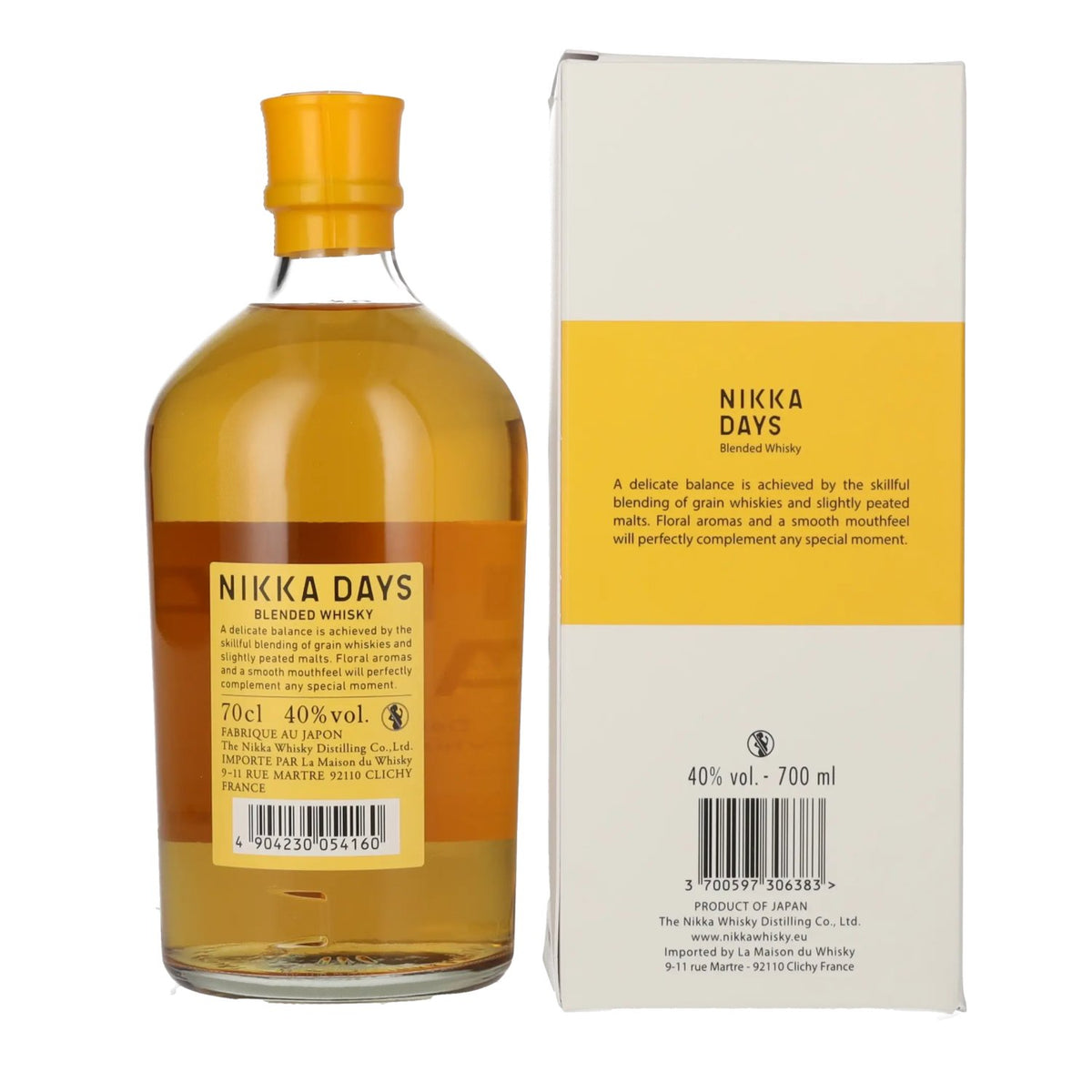 Nikka DAYS Smooth &amp; Delicate Blended Whisky 40% ABV, 0.7 litres, in a gift box
