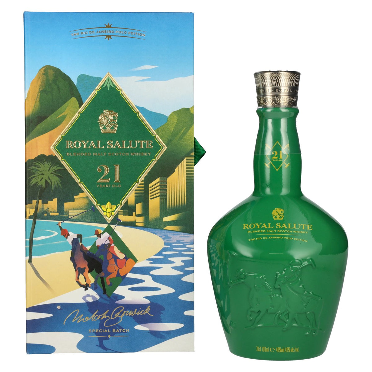 Royal Salute 21 Years Old THE RIO DE JANEIRO POLO EDITION Blended Scotch Whisky 40% ABV 0.7l in a gift box