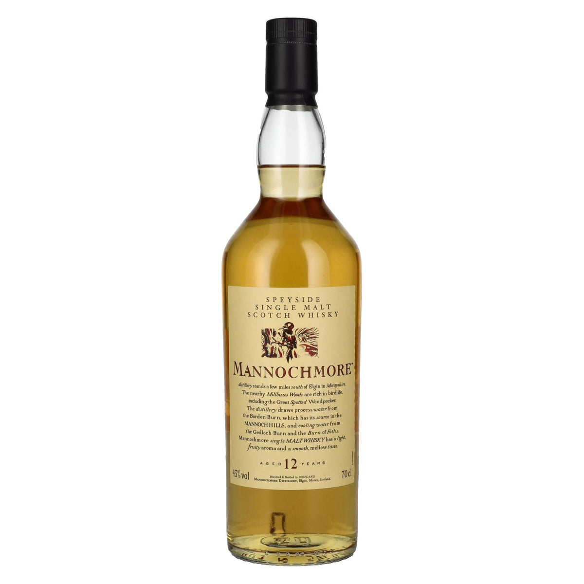 Mannochmore 12 Years Old Speyside Single Malt 43% Vol. 0.7l