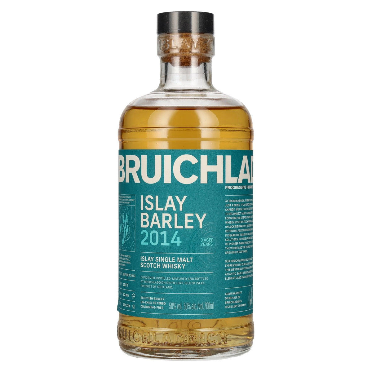Bruichladdich ISLAY BARLEY 8 Years Old 2014 50% Vol. 0.7l