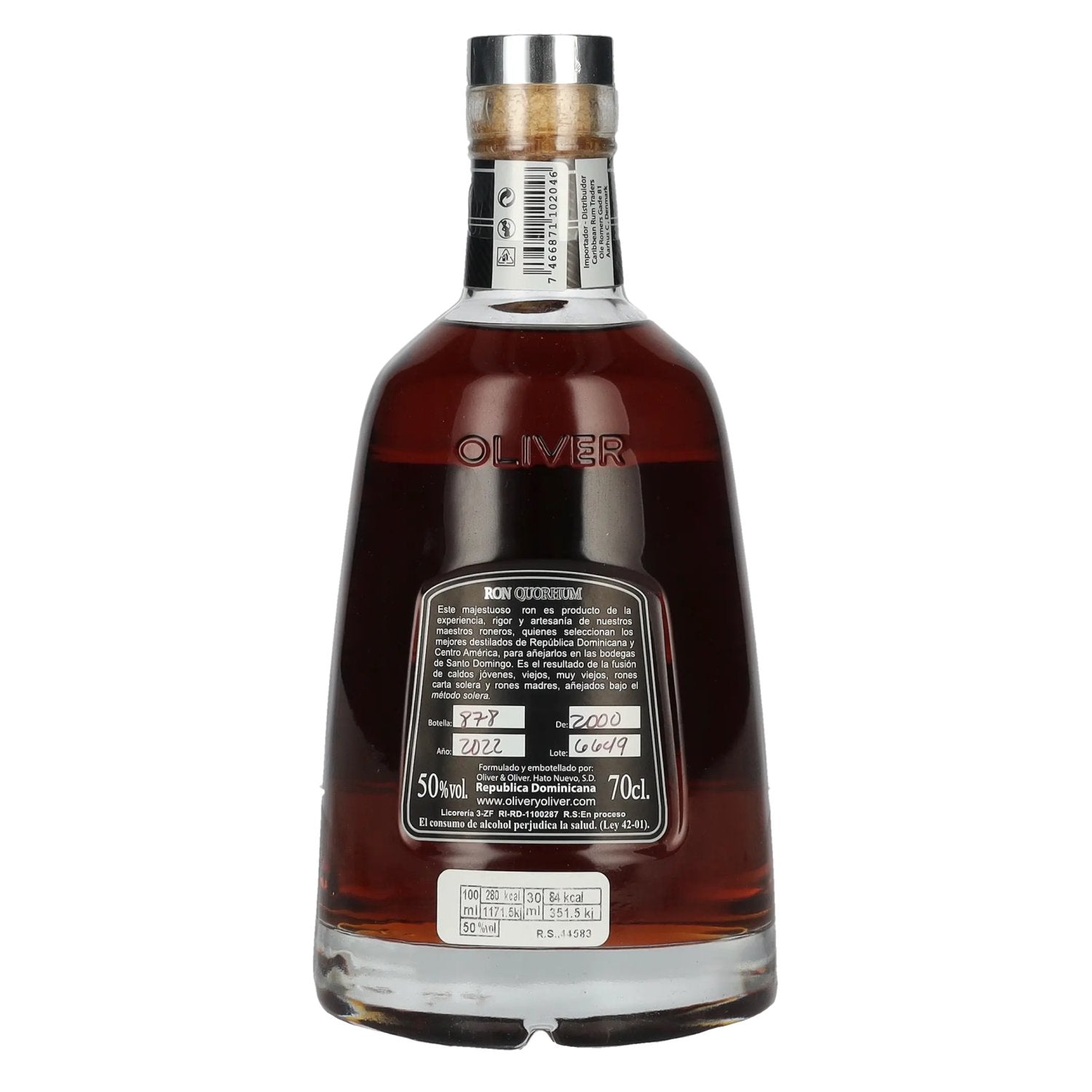 Ron Quorhum 30 Aniversario Cask Strength 50% Vol. 0,7l