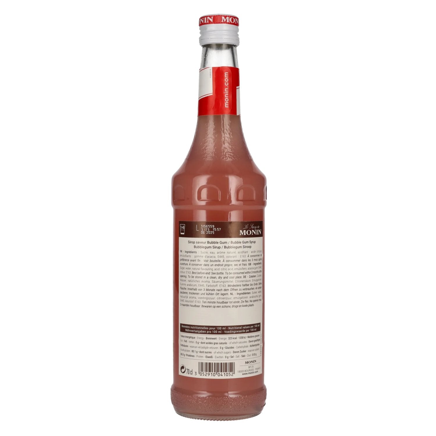Monin Bubble Gum Syrup 0.7l