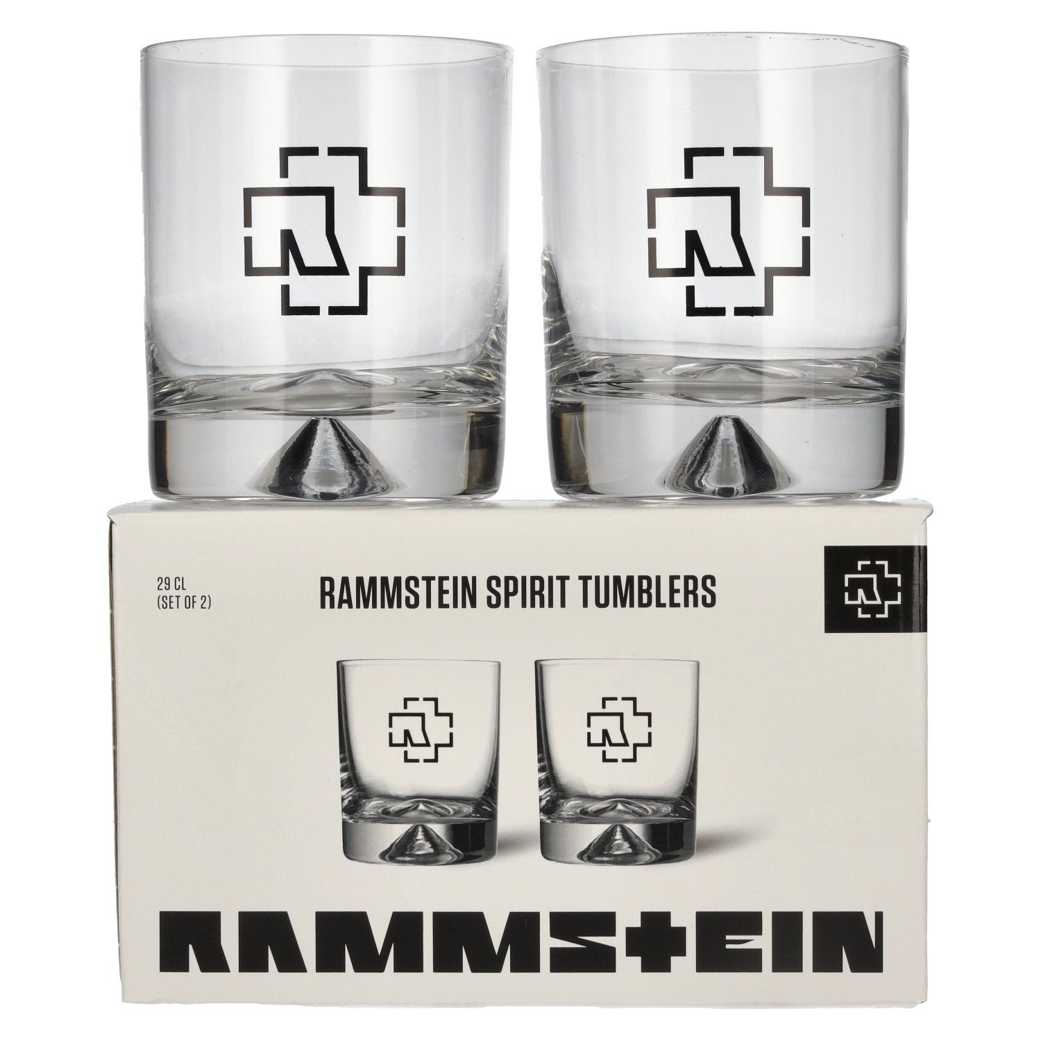 Rammstein Spirit Tumblers in Gift Box, Set of 2, Uncalibrated