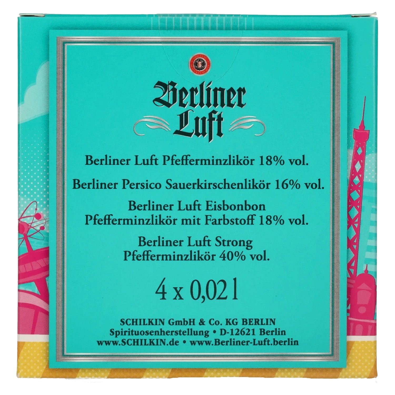 Berliner Luft Special Box 23% Vol. 4x0.02l in Gift Box