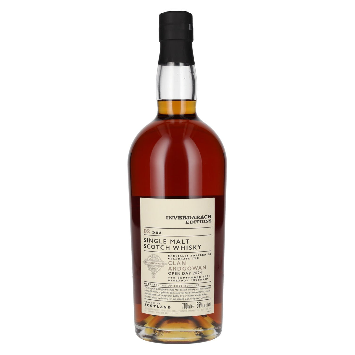 Inverdarach Editions 02 DHÀ Single Malt Clan Ardgowan Open Day 2024 56% Vol. 0.7l