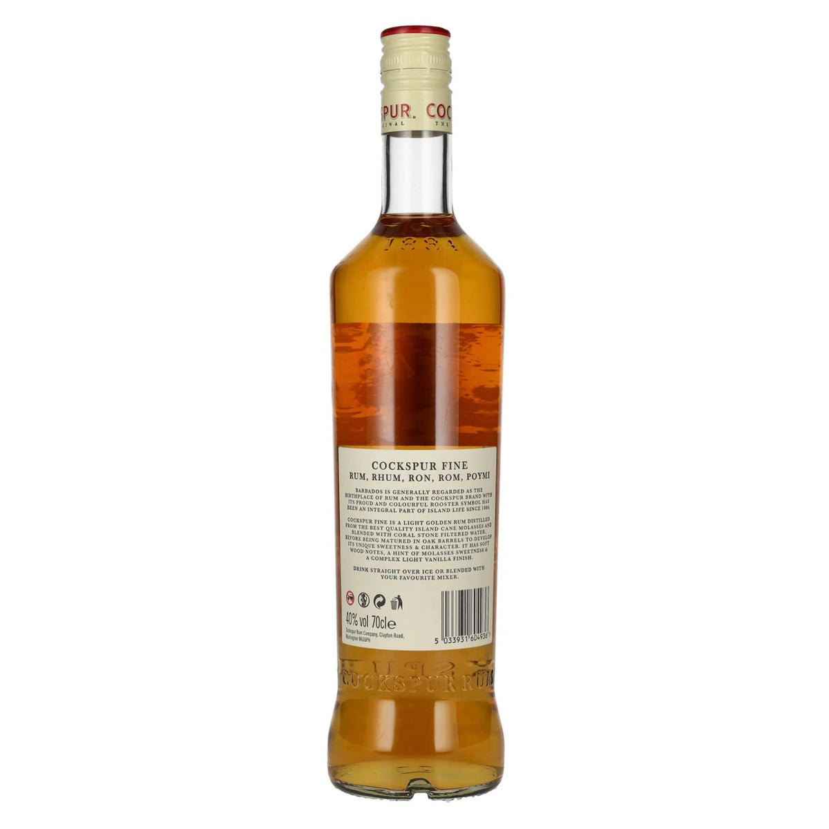 Cockspur Original Fine Rum 40% Vol. 0,7l