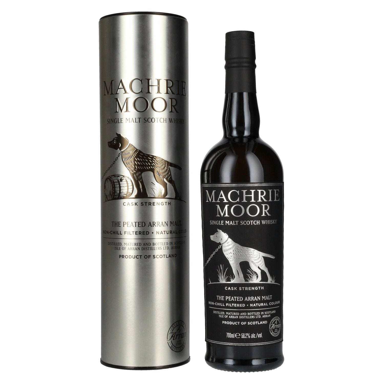Arran MACHRIE MOOR The Peated Arran Malt CASK STRENGTH 56.2% Vol. 0.7l in Tinbox