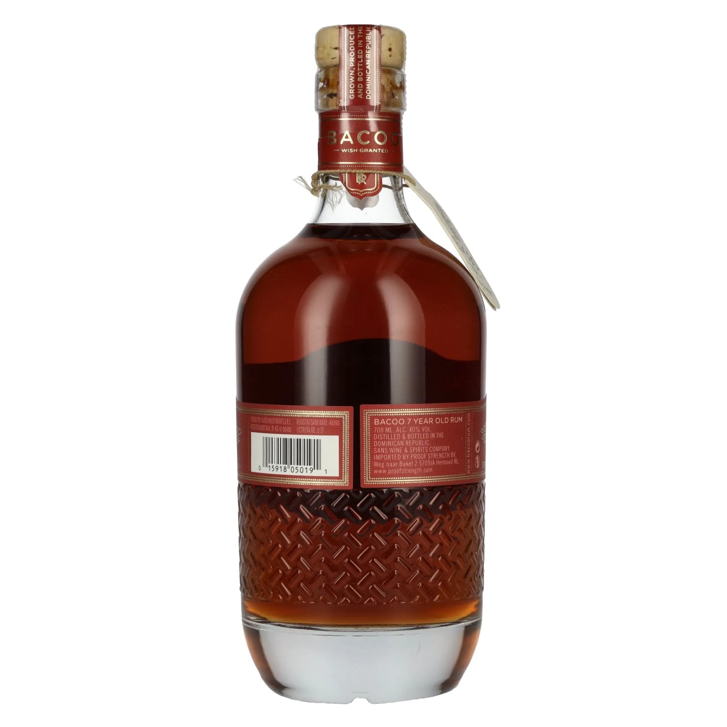Bacoo 7 Years Old Rum 40% Vol. 0,7l
