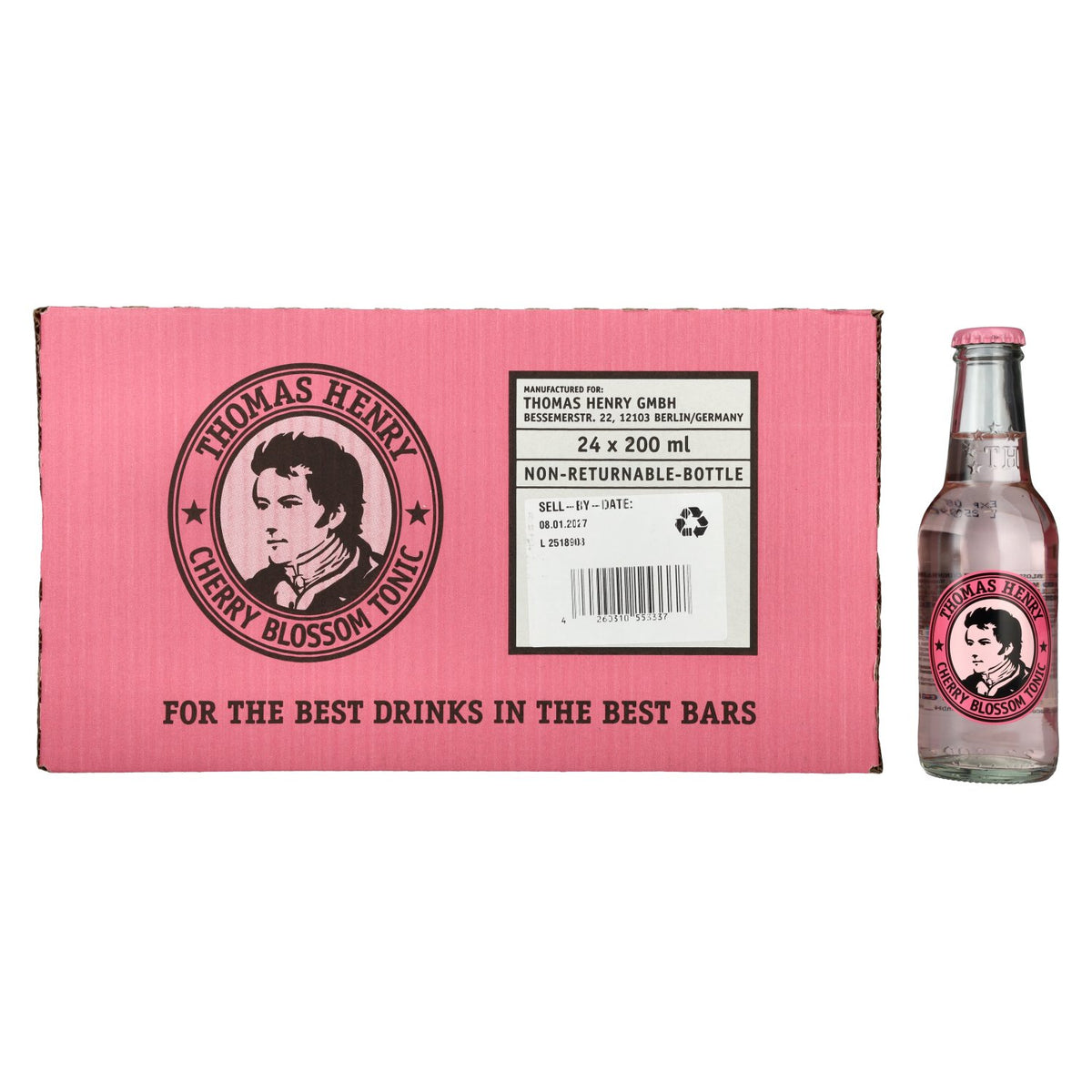 Thomas Henry Cherry Blossom Tonic Water 24x0.2l