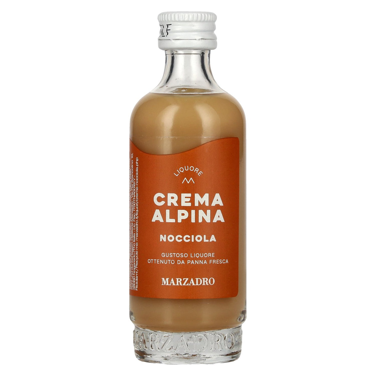 Marzadro Crema Alpina Nocciola Liquore 17% Vol. 0,05l