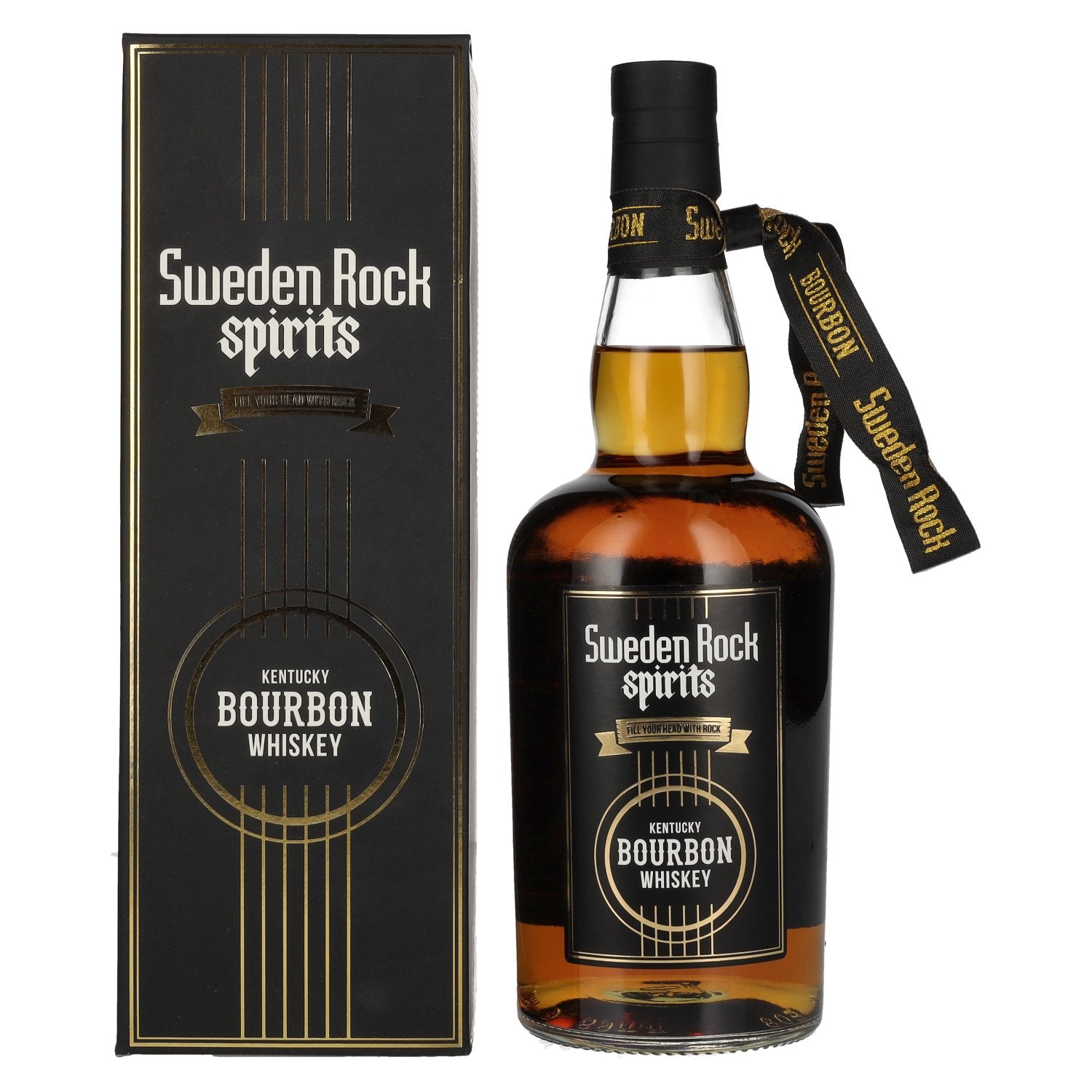 Sweden Rock Spirits Kentucky Bourbon Whiskey 44.7% Vol. 0.7L in Gift Box