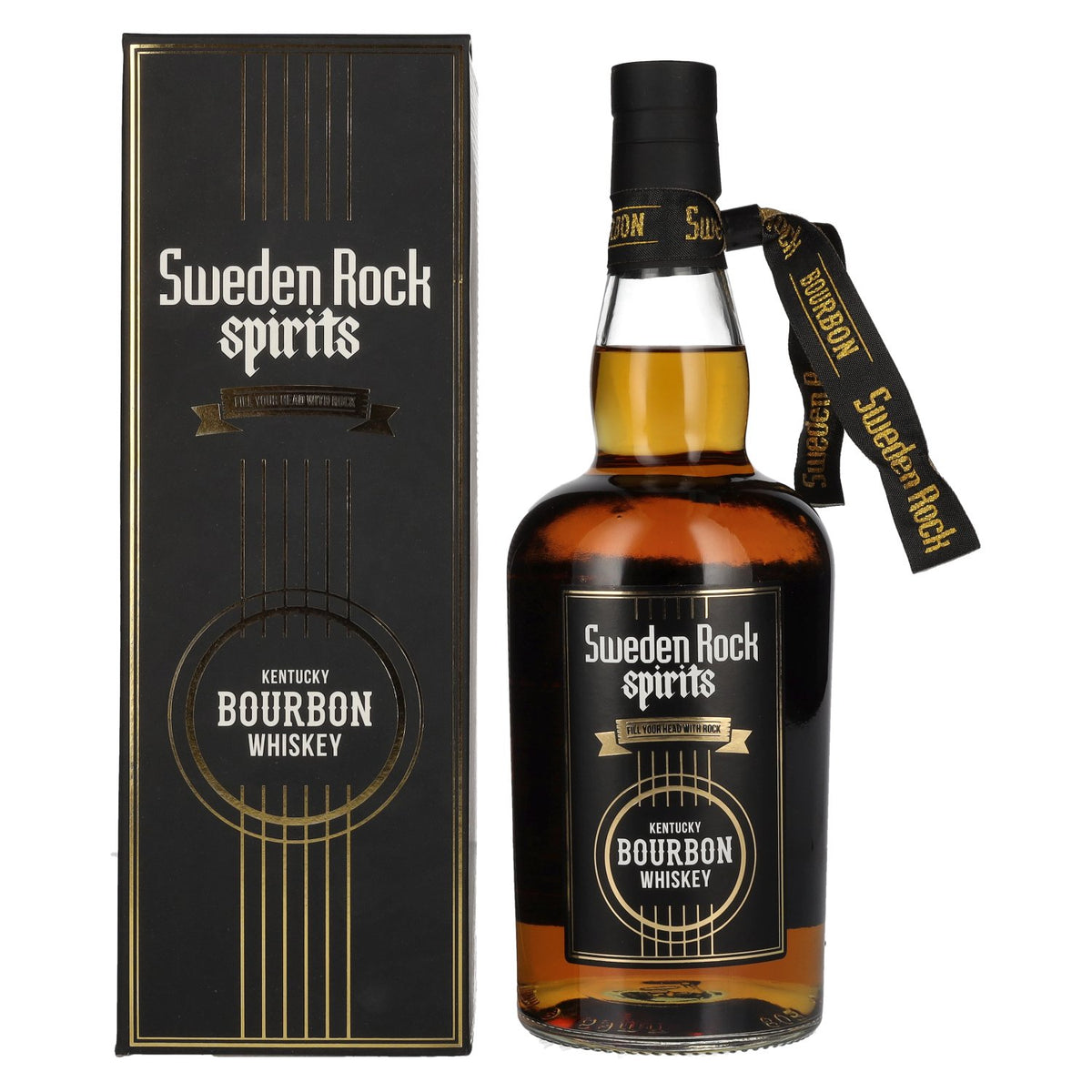 Sweden Rock Spirits Kentucky Bourbon Whiskey 44,7% Vol. 0,7l in Geschenkbox