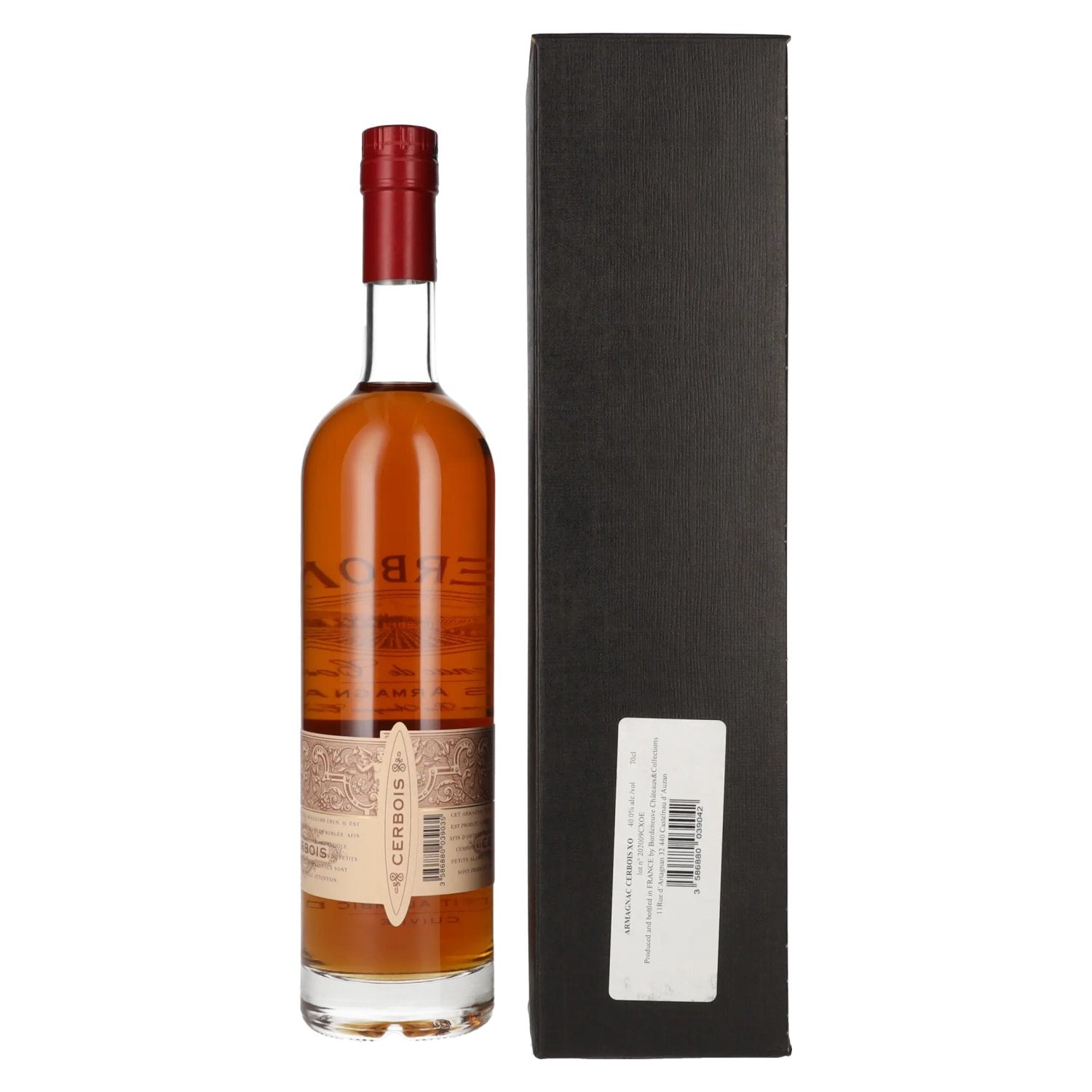 Cerbois Bas Armagnac XO 40% Vol. 0.7l in gift box
