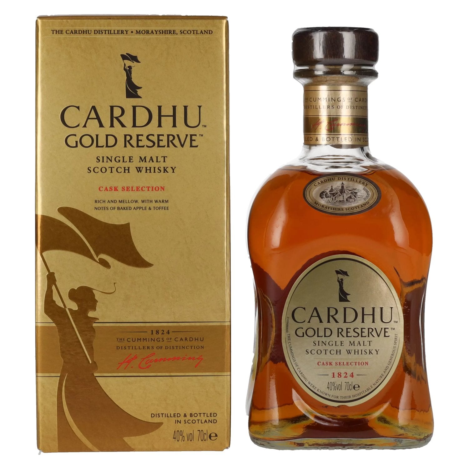 Cardhu Gold Reserve Cask Selection Single Malt Scotch Whisky 40% Vol. 0.7l in gift box