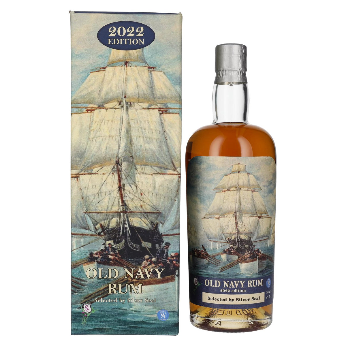 Silver Seal Old Navy Rum Edition 2022 57% Vol. 0.7l in gift box