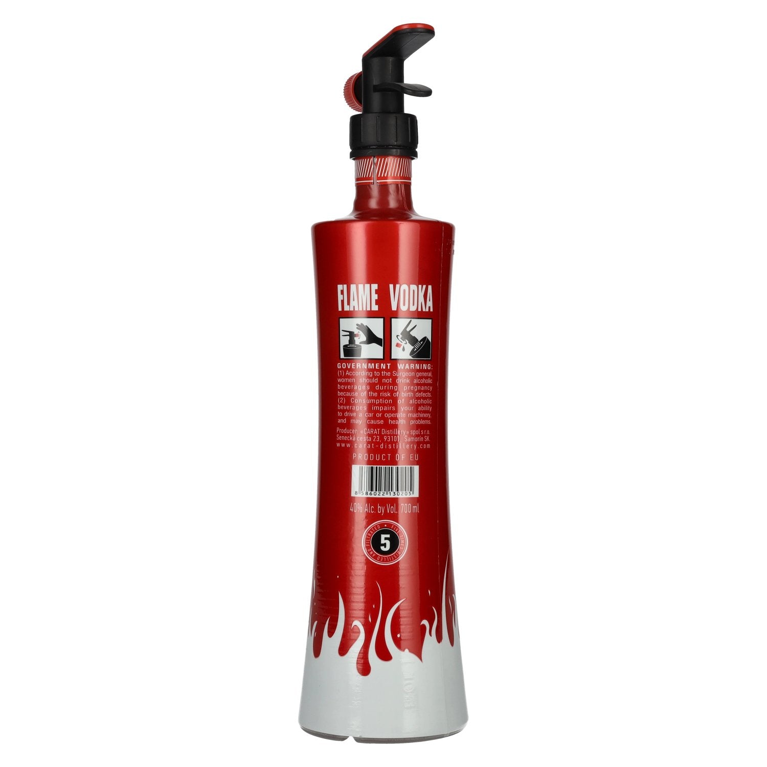 THE FLAME Vodka 40% Vol. 0.7l