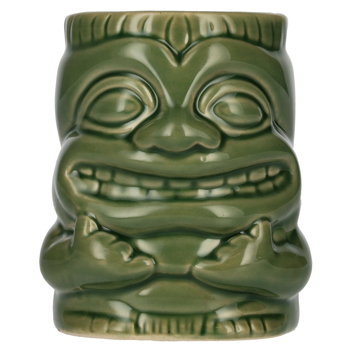 Ceramic Tiki Mug with Handle, 0.425 l