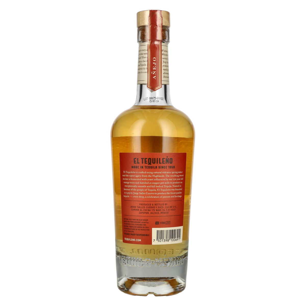 El Tequileño 1959 Añejo 100% Agave 40% ABV 0.7l