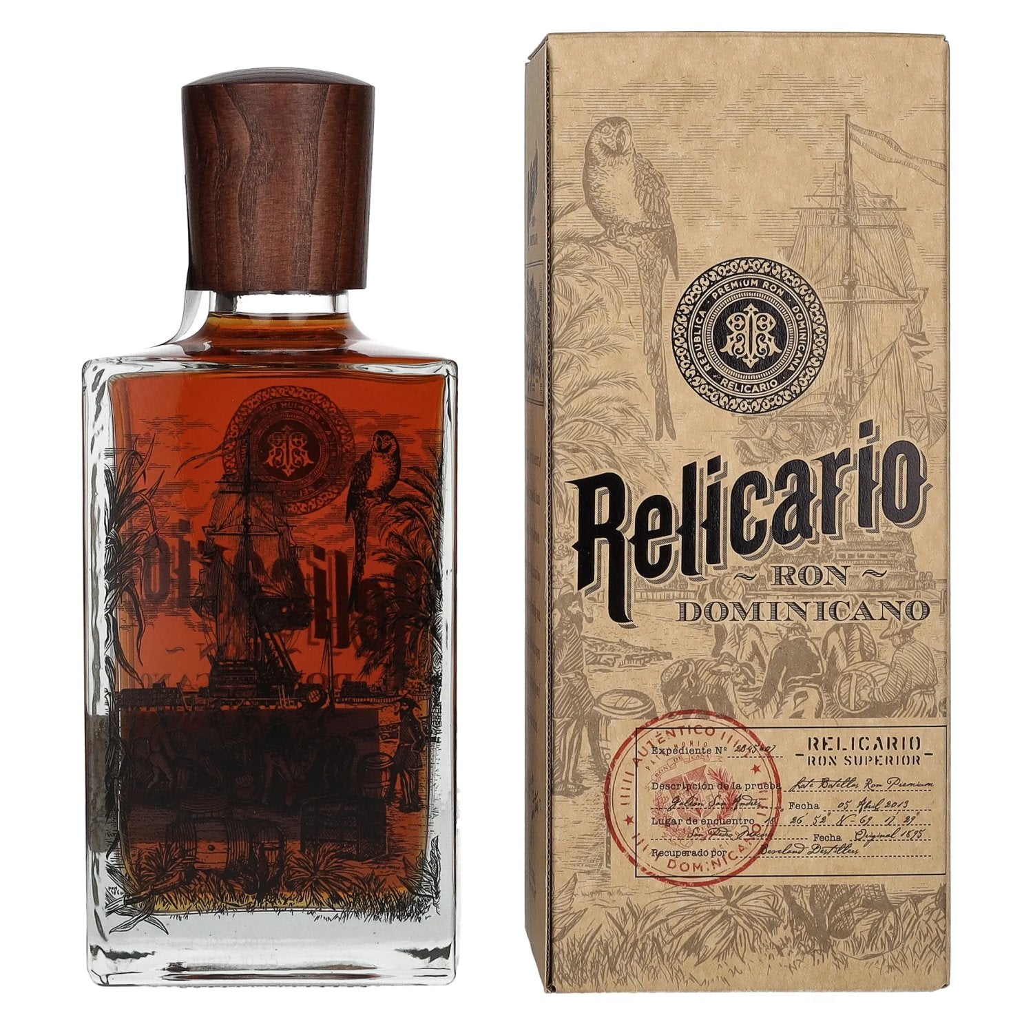 Relicario Dominican Rum Superior 40% Vol. 0.7l in Gift Box
