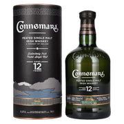 Connemara 12 Years Old Peated Single Malt Irish Whiskey 40% Vol. 0,7l in Geschenkbox