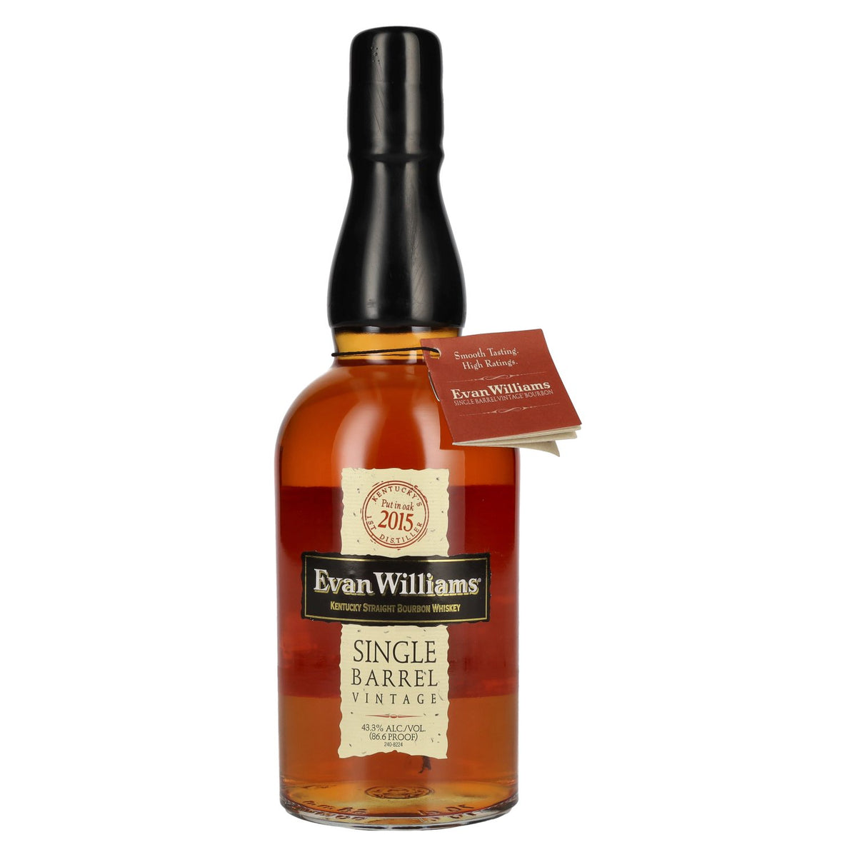 Evan Williams SINGLE BARREL Vintage 2015 43.3% Vol. 0.7l