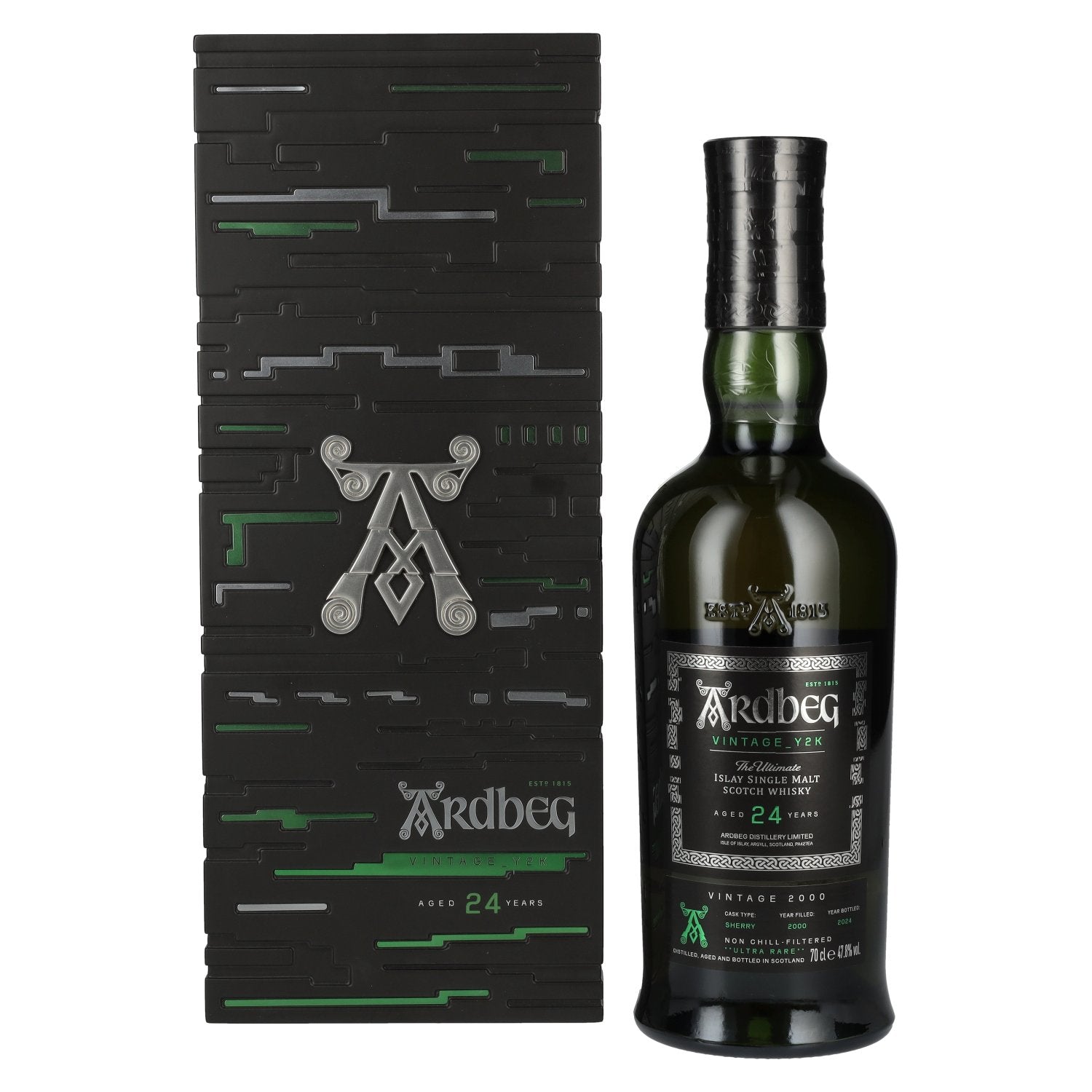 Ardbeg 24 Years Old The Ultimate Vintage Y2K 2000 47,8% Vol. 0,7l in Geschenkbox