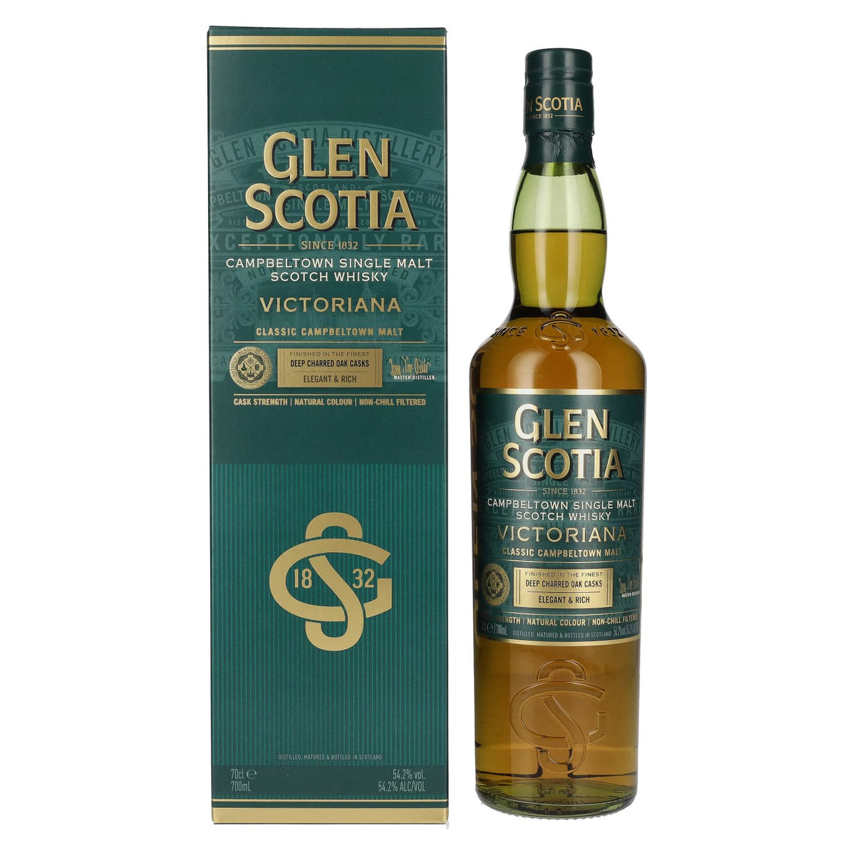 Glen Scotia VICTORIANA Single Malt Scotch Whisky 54,2% Vol. 0,7l in Geschenkbox