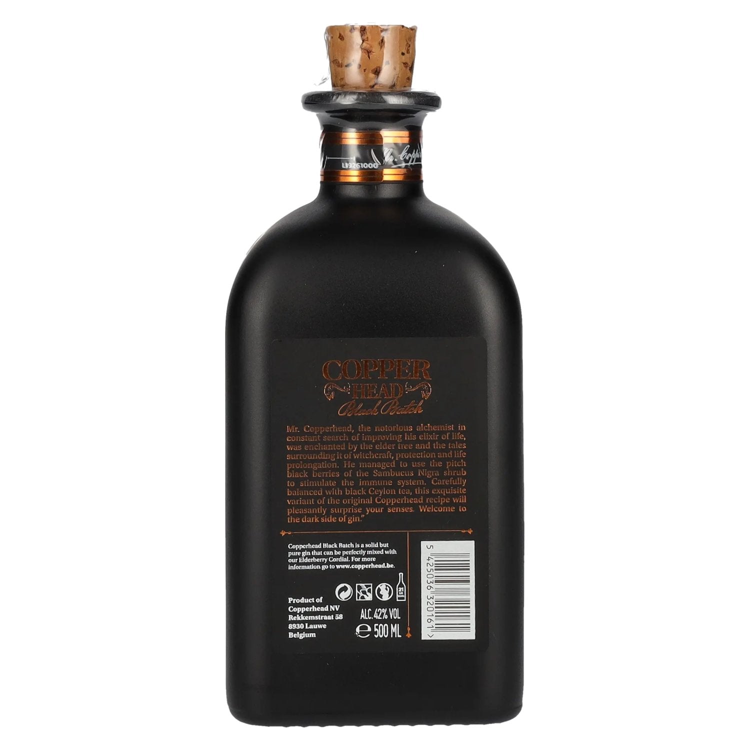 Copperhead London Dry Gin BLACK BATCH 42% Vol. 0.5l