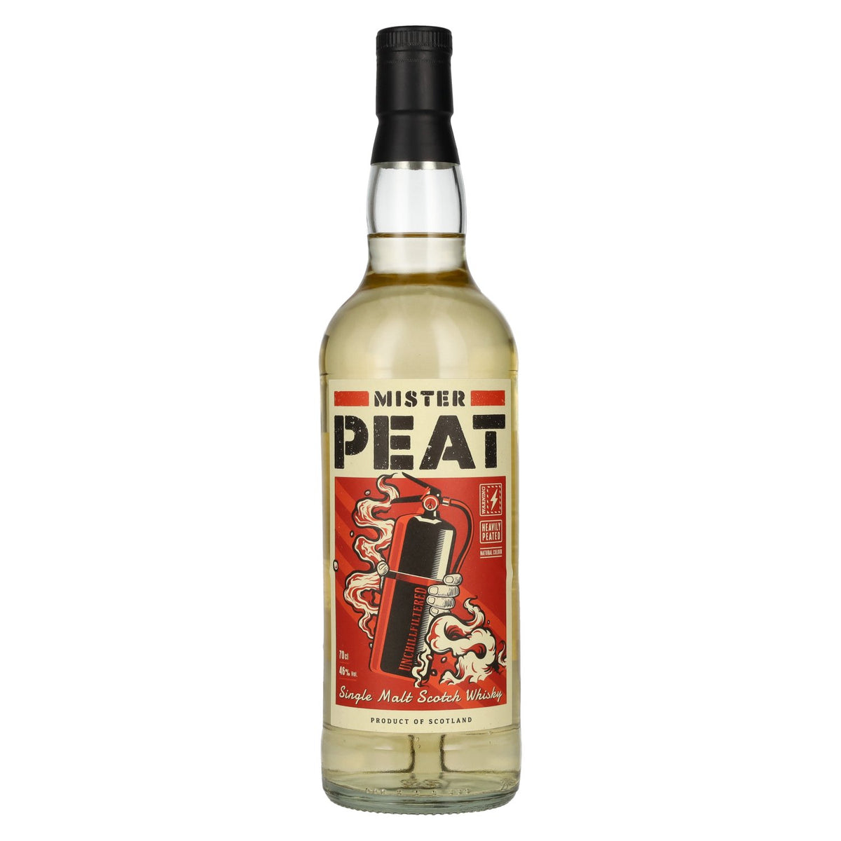 Mr. Peat Heavily Peated Single Malt Scotch Whisky 46% Vol. 0,7l
