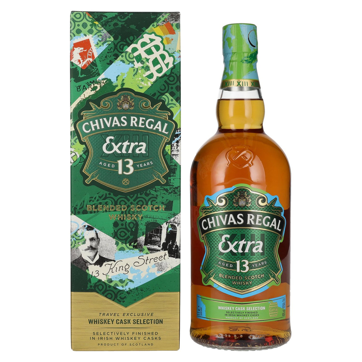Chivas Regal EXTRA 13 Years Old IRISH CASKS SELECTION 40% Vol. 1l in Gift Box