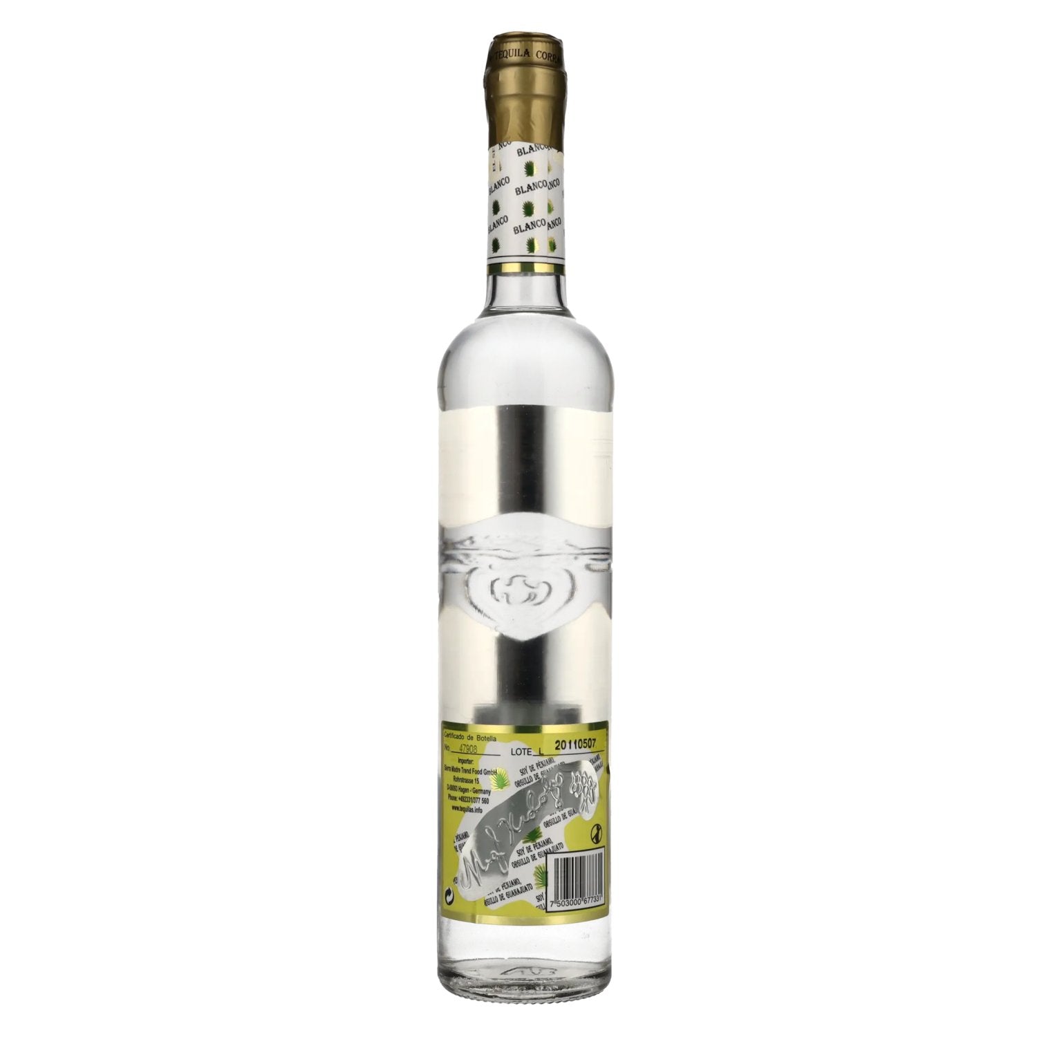 Corralejo Tequila BLANCO 100% Agave 38% Vol. 0.7l