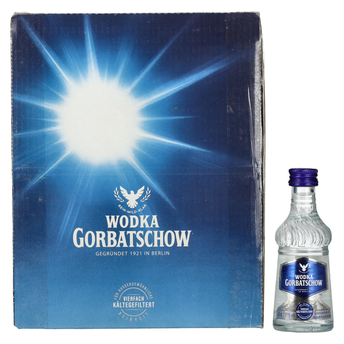 Gorbatschow Vodka 37.5% Vol. 20x0.04l