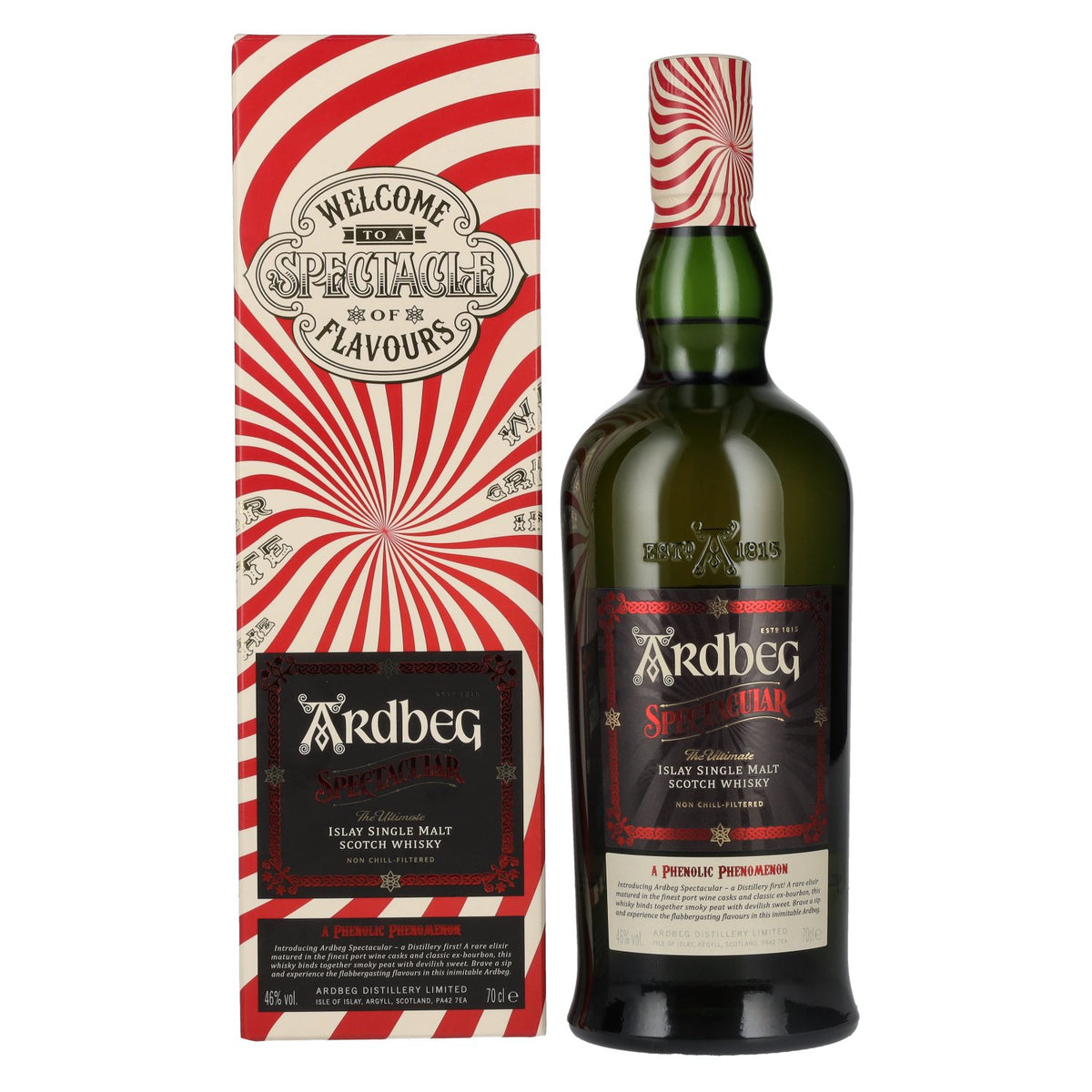 Ardbeg SPECTACULAR The Ultimate Islay Single Malt Scotch Whisky 46% Vol. 0.7l in Gift Box
