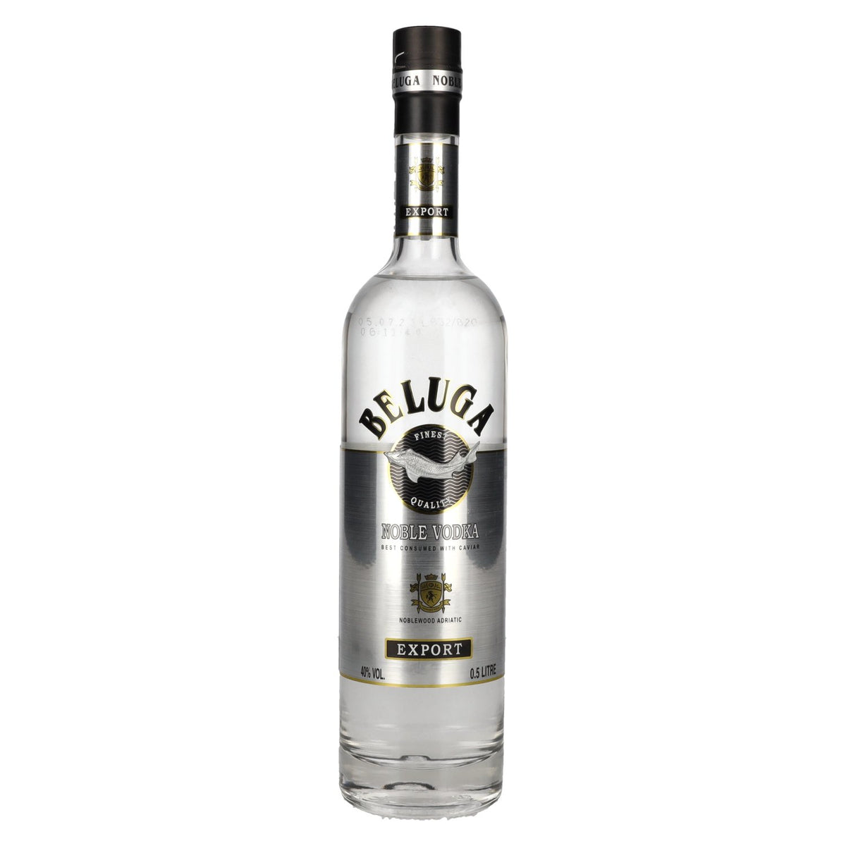 Beluga Noble Vodka EXPORT Montenegro 40% Vol. 0.5l
