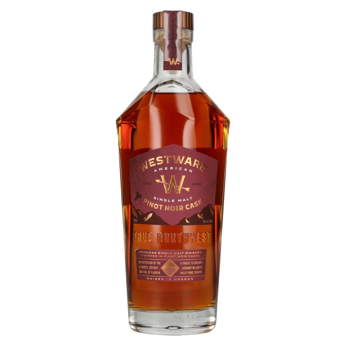 Westward American Single Malt Whiskey Pinot Noir Cask 45% Vol. 0.7l