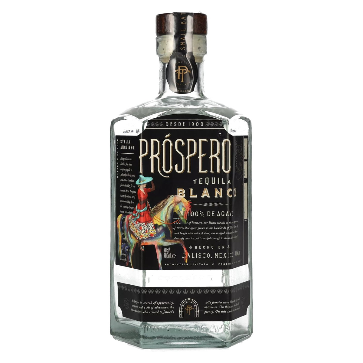 Próspero Tequila Blanco 100% De Agave by Rita Ora 40% Vol. 0.7l