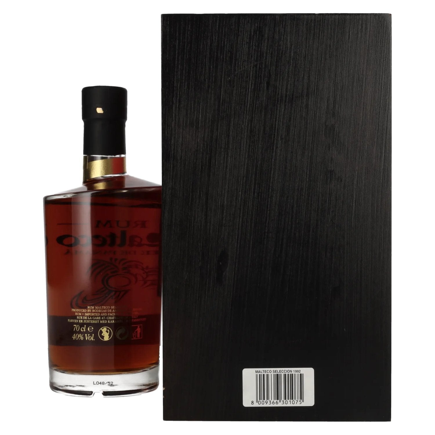 Ron Malteco SELECCIÓN 1992 40% Vol. 0,7l in Holzkiste