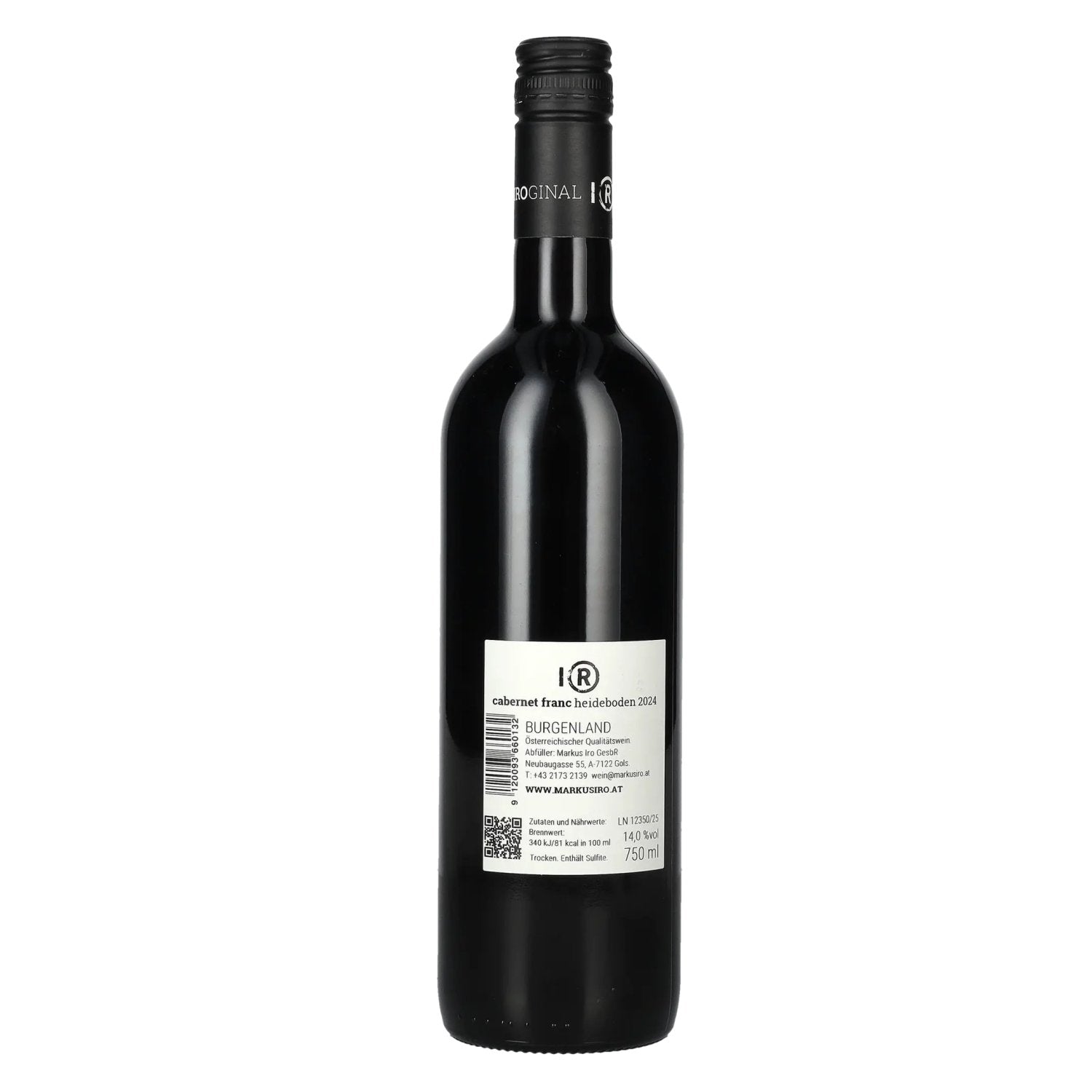 IRO Cabernet Franc Heideboden 2024 14% Vol. 0,75l