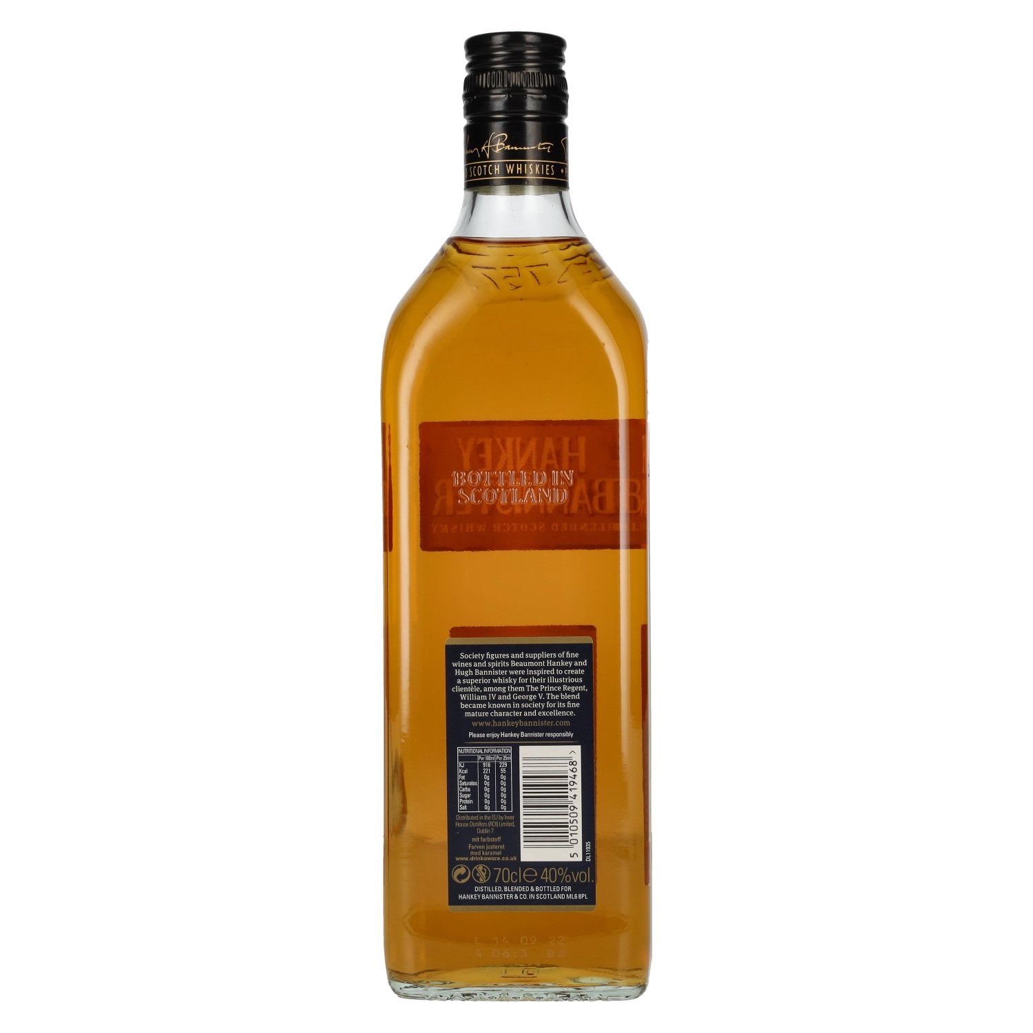 Hankey Bannister REGENCY 12 Years Old Blended Scotch Whisky 40% Vol. 0.7l