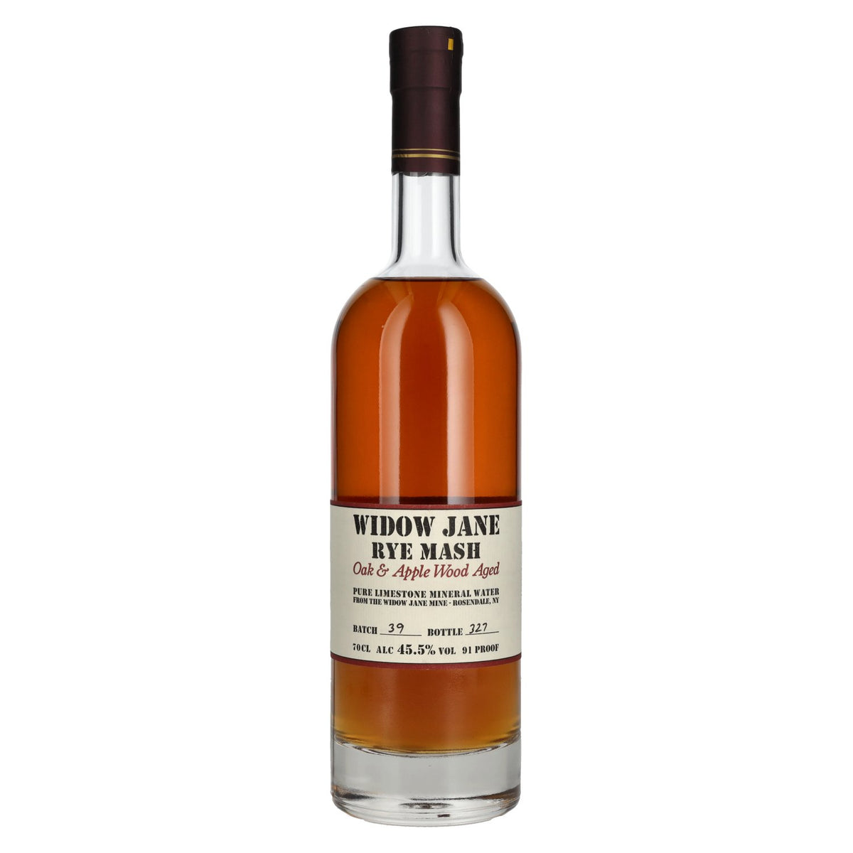 Widow Jane Rye Mash Oak & Apple Wood Aged 45.5% Vol. 0.7l