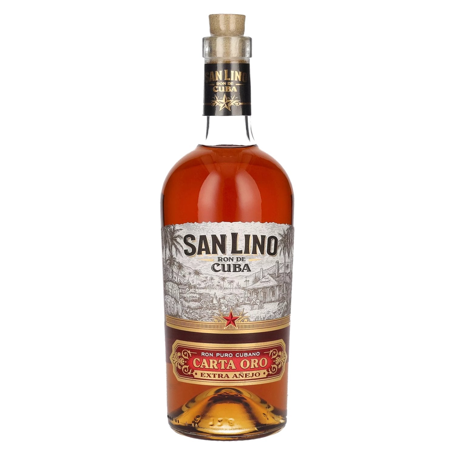 San Lino Ron de Cuba CARTA ORO Extra Añejo 40% Vol. 0.7l