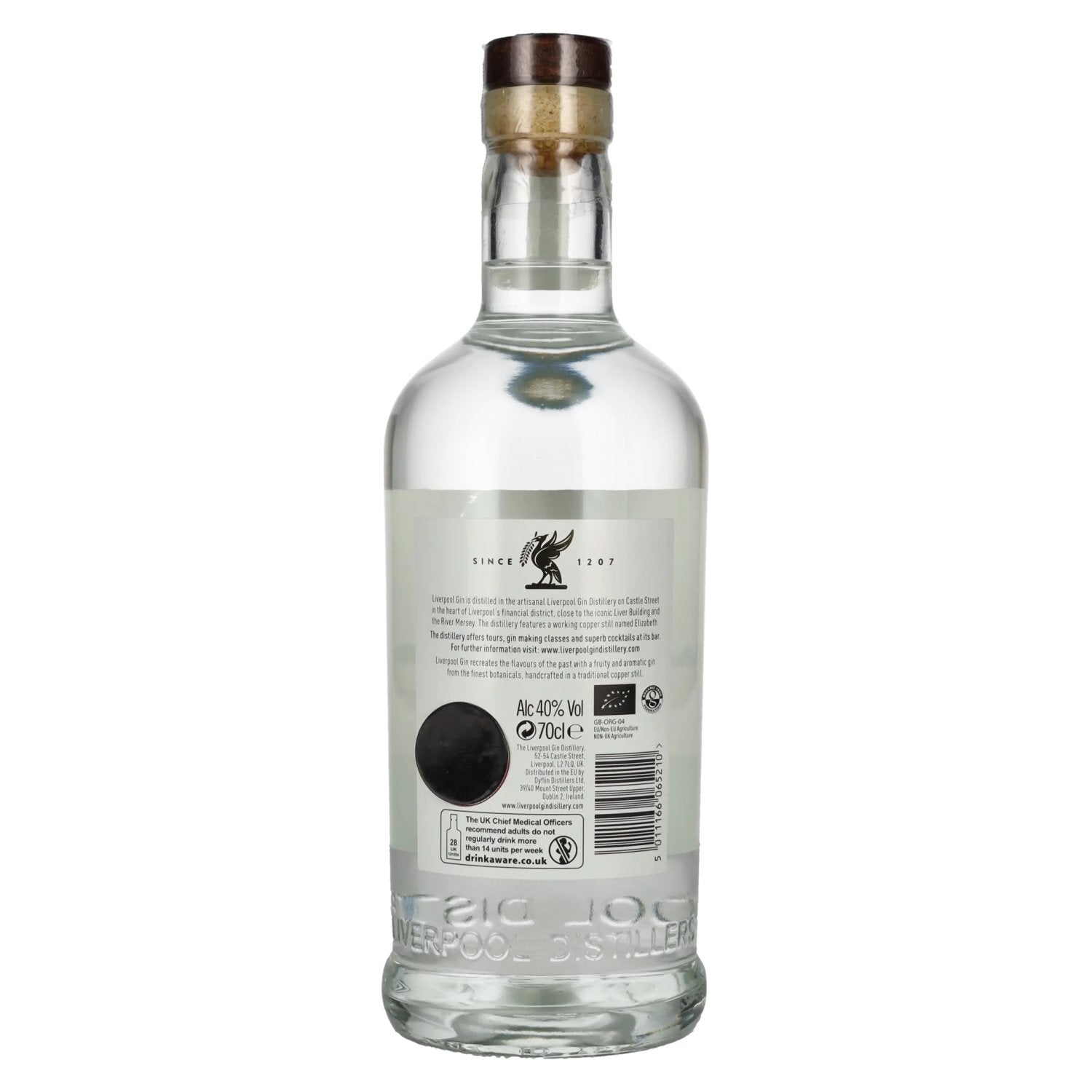 Liverpool Organic Dry Gin 40% Vol. 0,7l