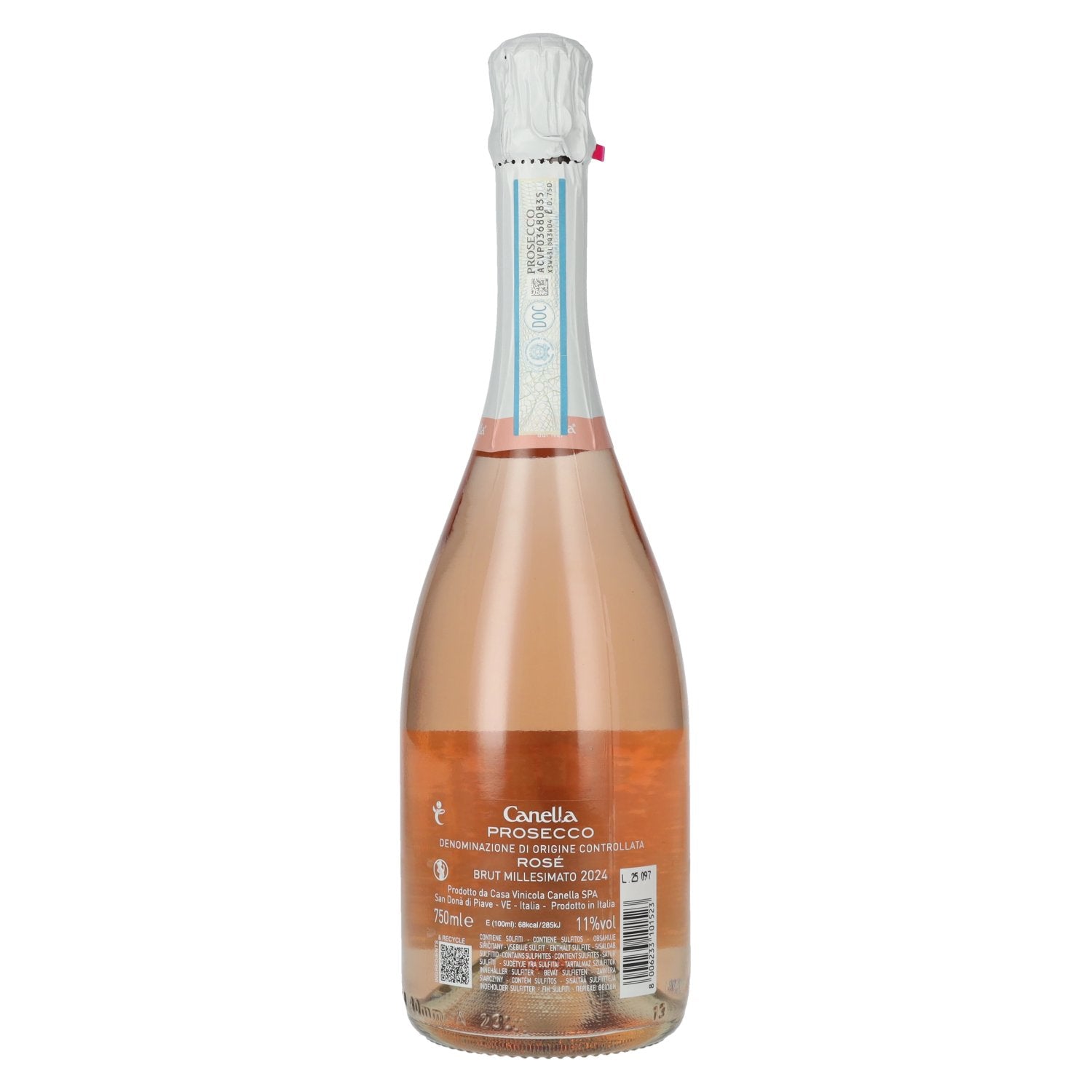 Canella LIDO Prosecco Rosé Millesimato DOC 2024 11% Vol. 0,75l
